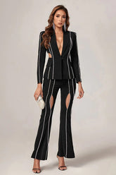 Cut-Out Diamonds Decorated Set | Dress In Beauty